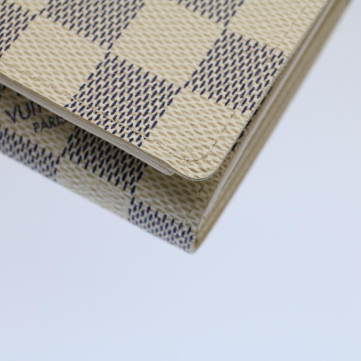 LOUIS VUITTON Damier Azur Portefeuille Tresol Wallet N61744 LV 55676