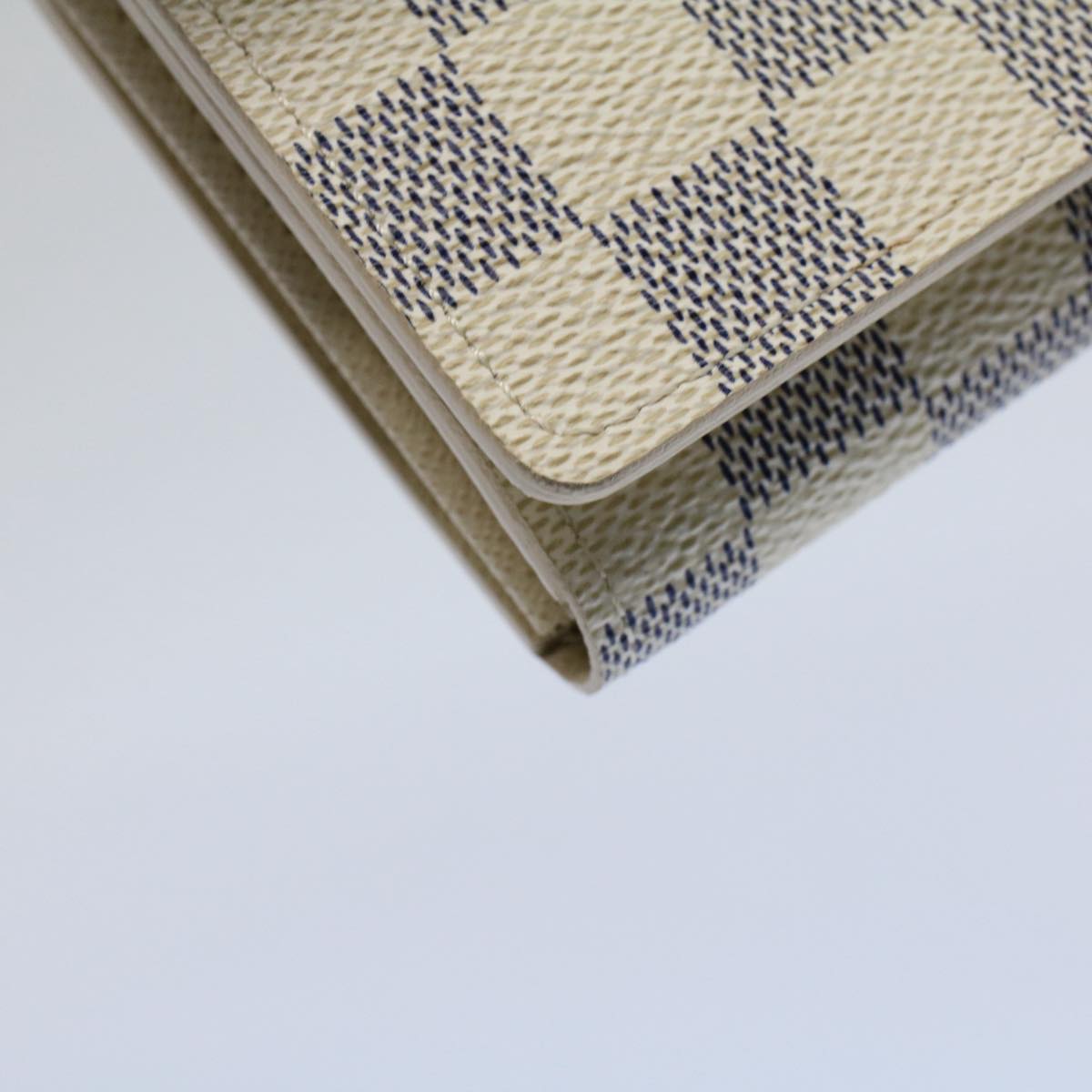 LOUIS VUITTON Damier Azur Portefeuille Tresol Wallet N61744 LV 55676