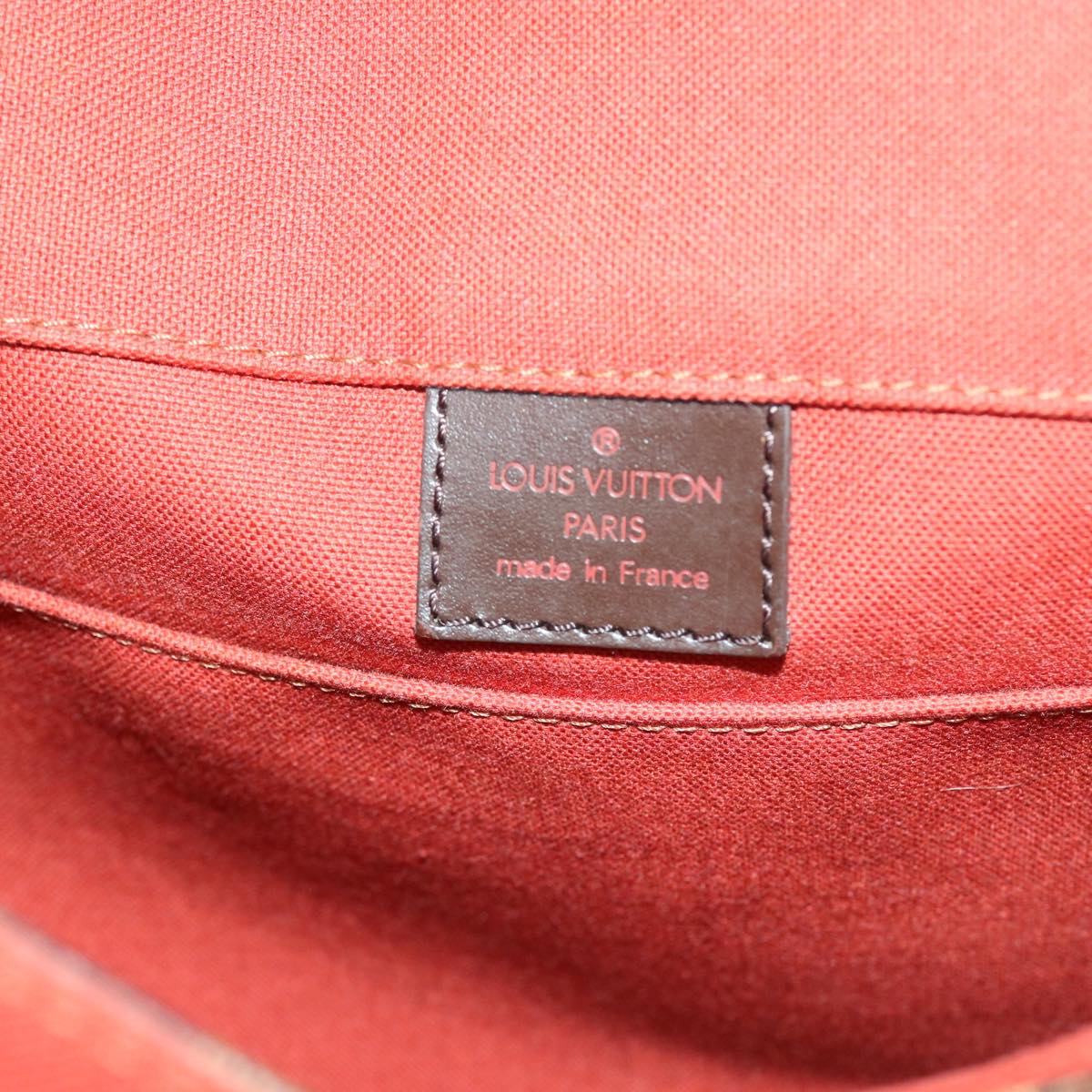 LOUIS VUITTON Damier Ebene Abbesses Shoulder Bag N45257 LV 55695