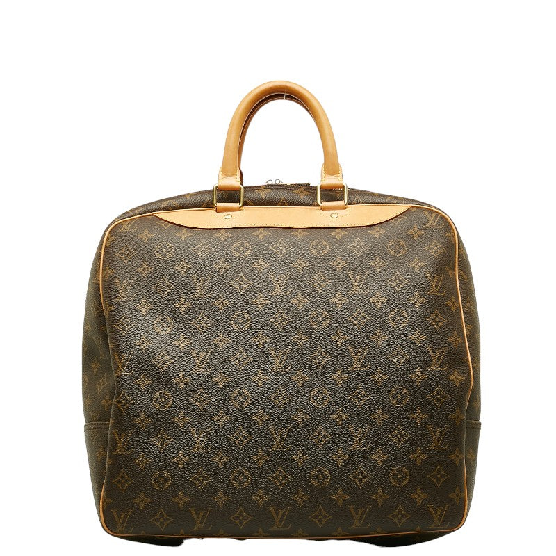 Louis Vuitton Monogram Evasion Bag Boston Bag M41443 Brown PVC Leather  Louis Vuitton
