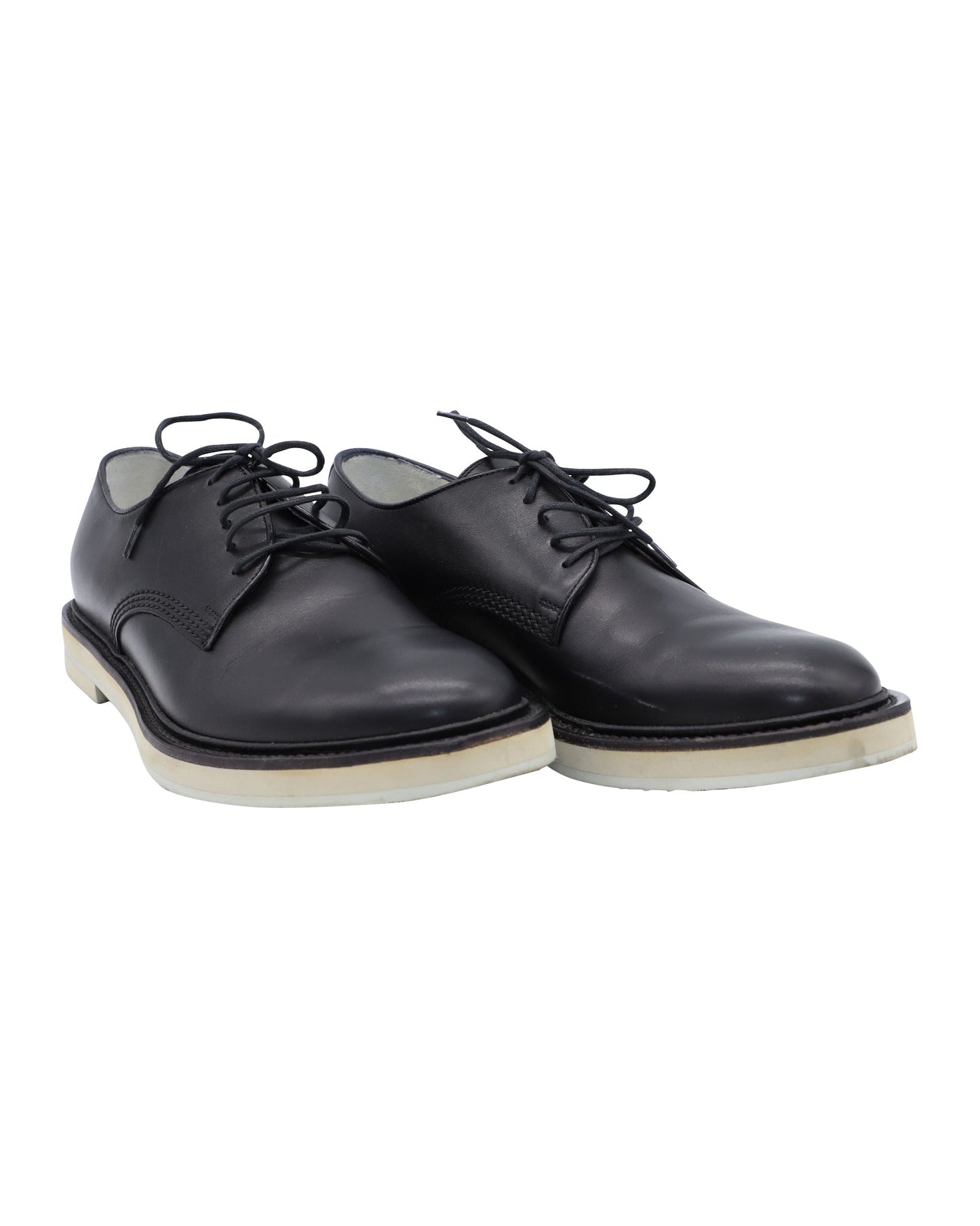 Luxury Gucci Trending 2025 Lace-Up Derby Shoes in Black Leather