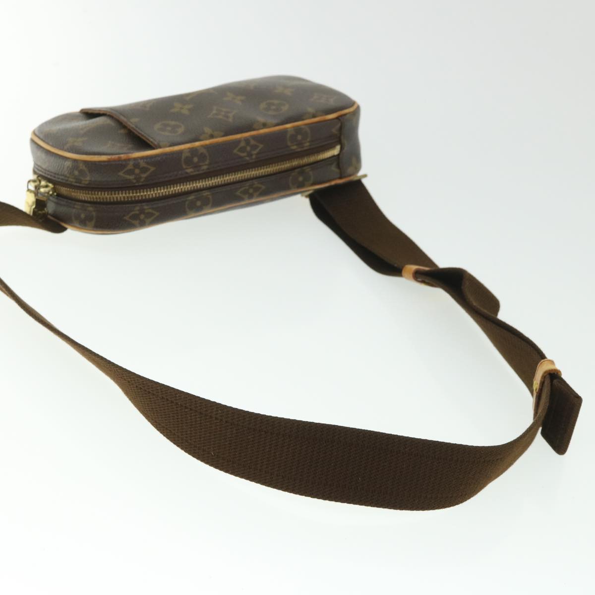 LOUIS VUITTON Monogram Pochette Gange Shoulder Bag M51870 LV 55703