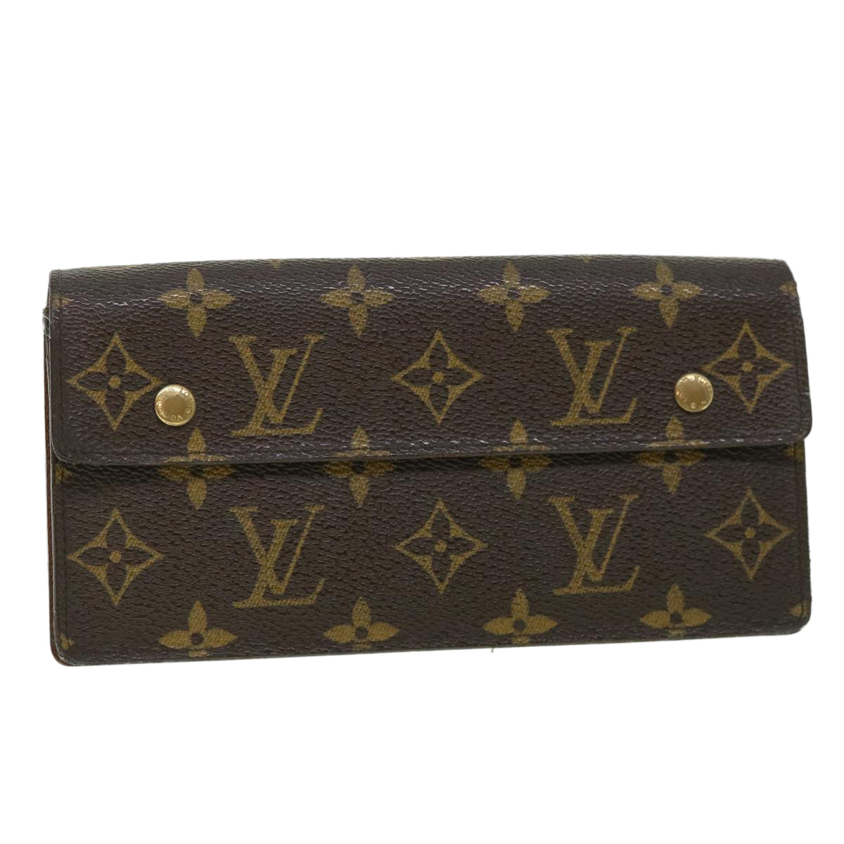 LOUIS VUITTON Monogram Portefeuille Acordion Long Wallet M58008 LV 55706