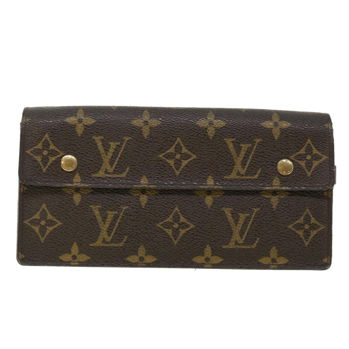 LOUIS VUITTON Monogram Portefeuille Acordion Long Wallet M58008 LV 55706