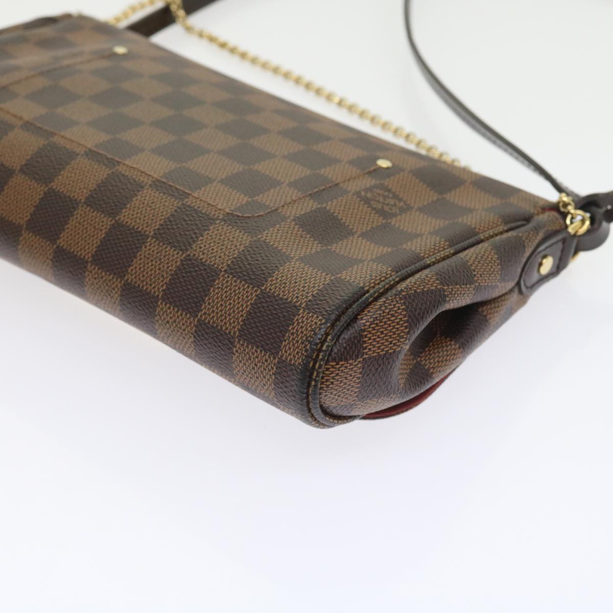 LOUIS VUITTON Damier Ebene Favorit PM Shoulder Bag 2way N41276 LV 55712
