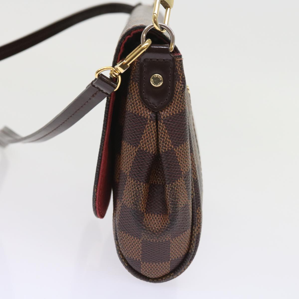 LOUIS VUITTON Damier Ebene Favorit PM Shoulder Bag 2way N41276 LV 55712