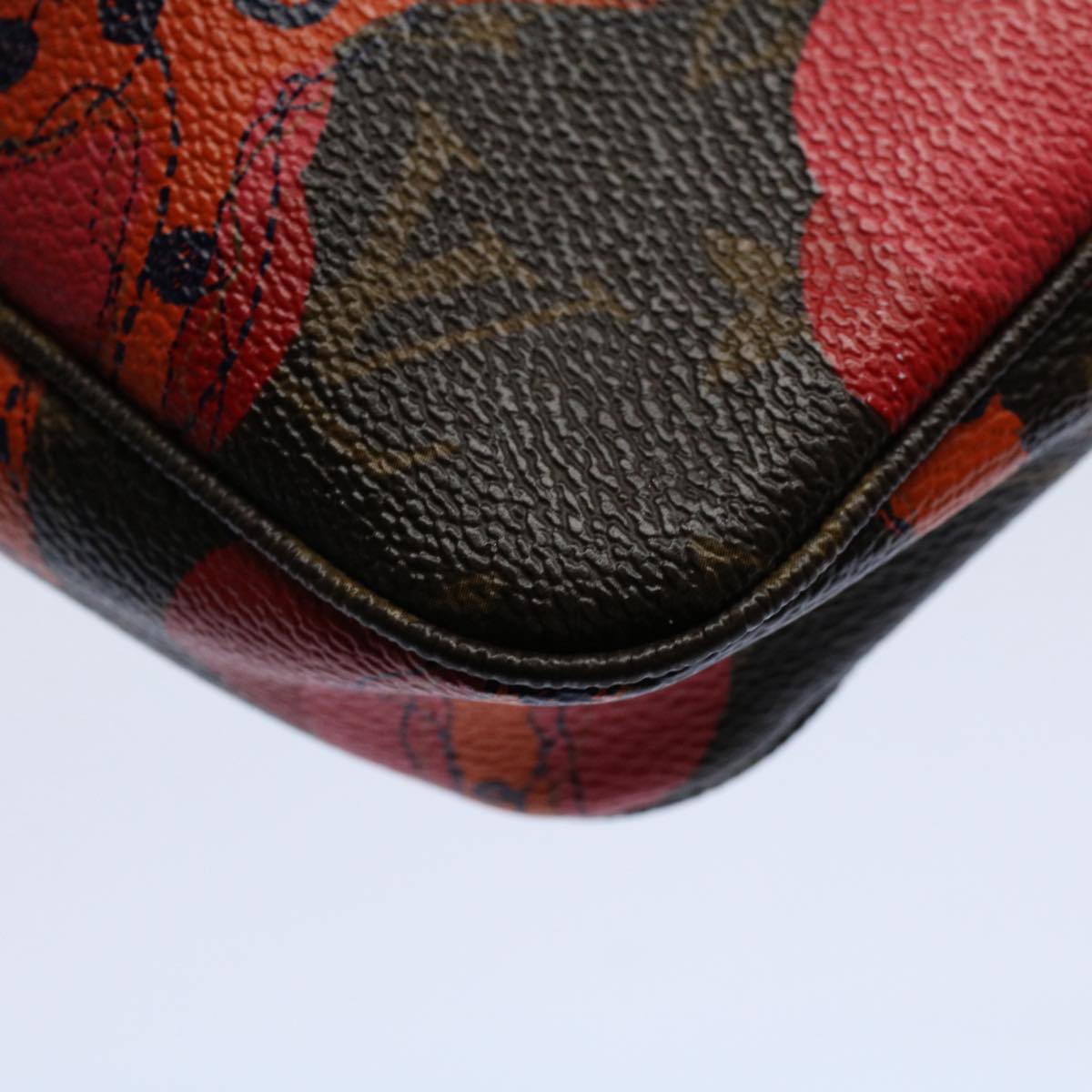 LOUIS VUITTON Monogram La Mage Pochette Accessoires Red Pink M41604 55717