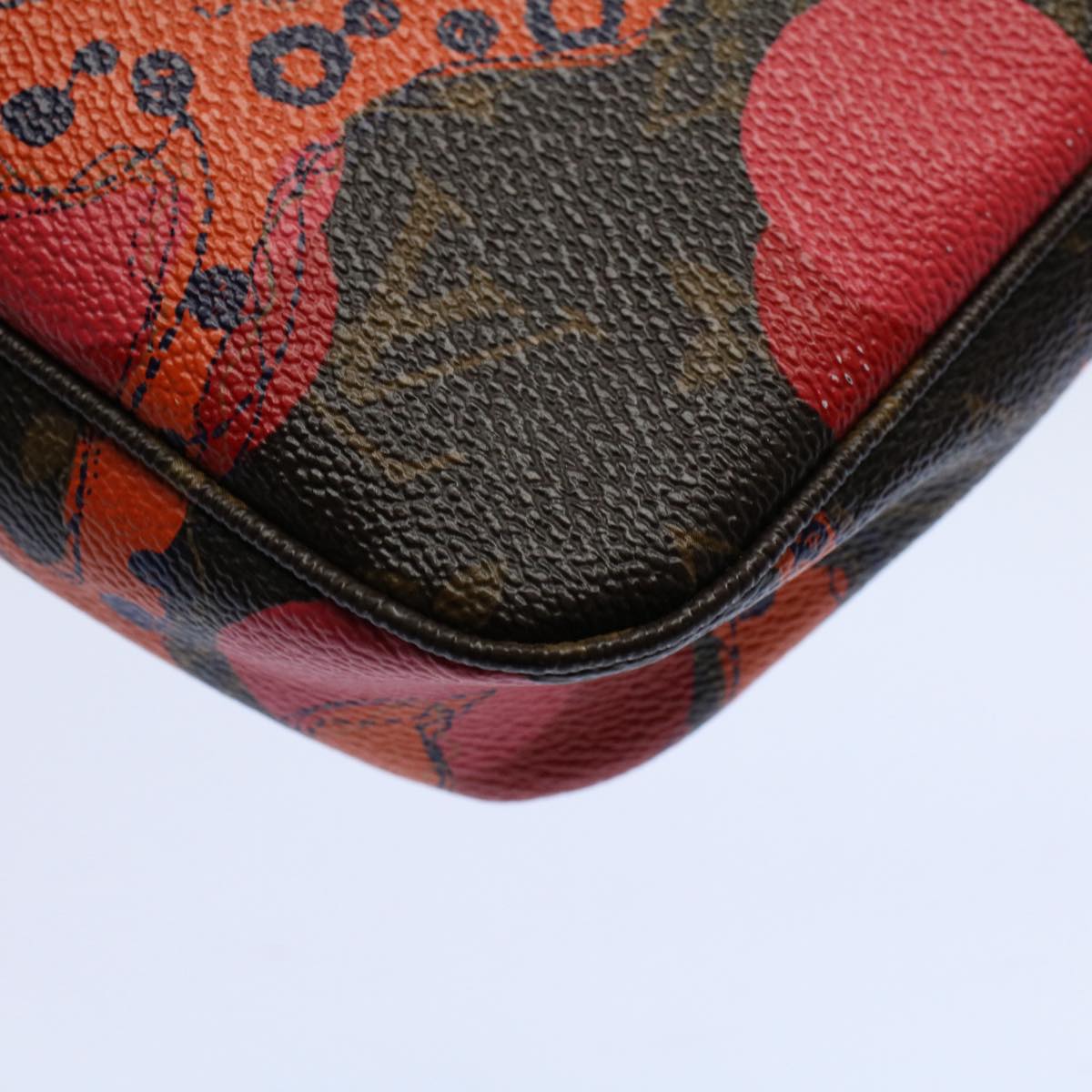 LOUIS VUITTON Monogram La Mage Pochette Accessoires Red Pink M41604 55717