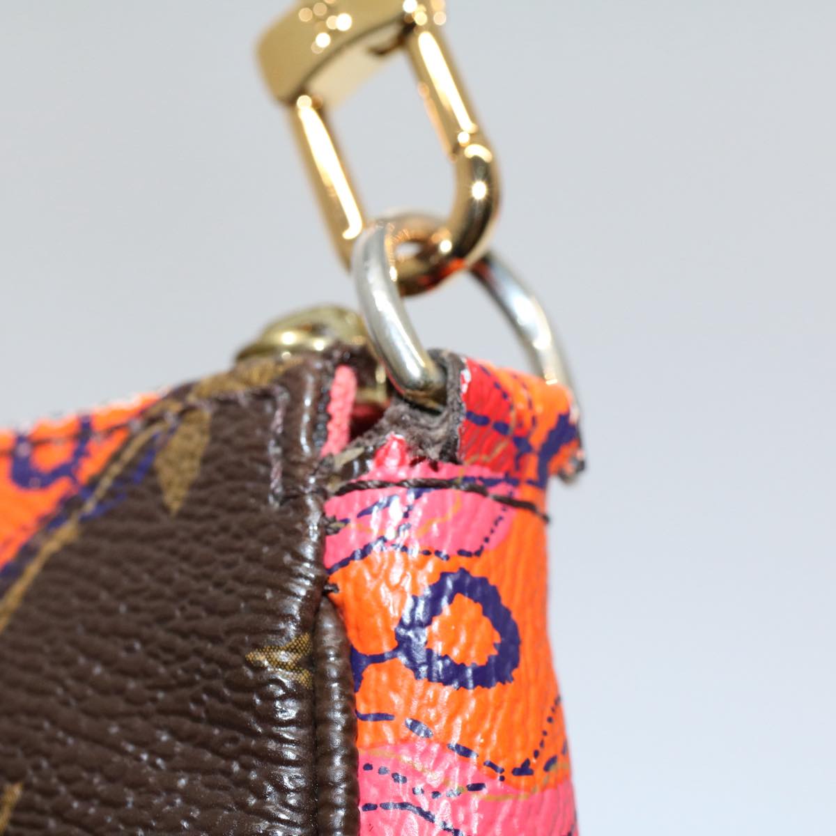 LOUIS VUITTON Monogram La Mage Pochette Accessoires Red Pink M41604 55717
