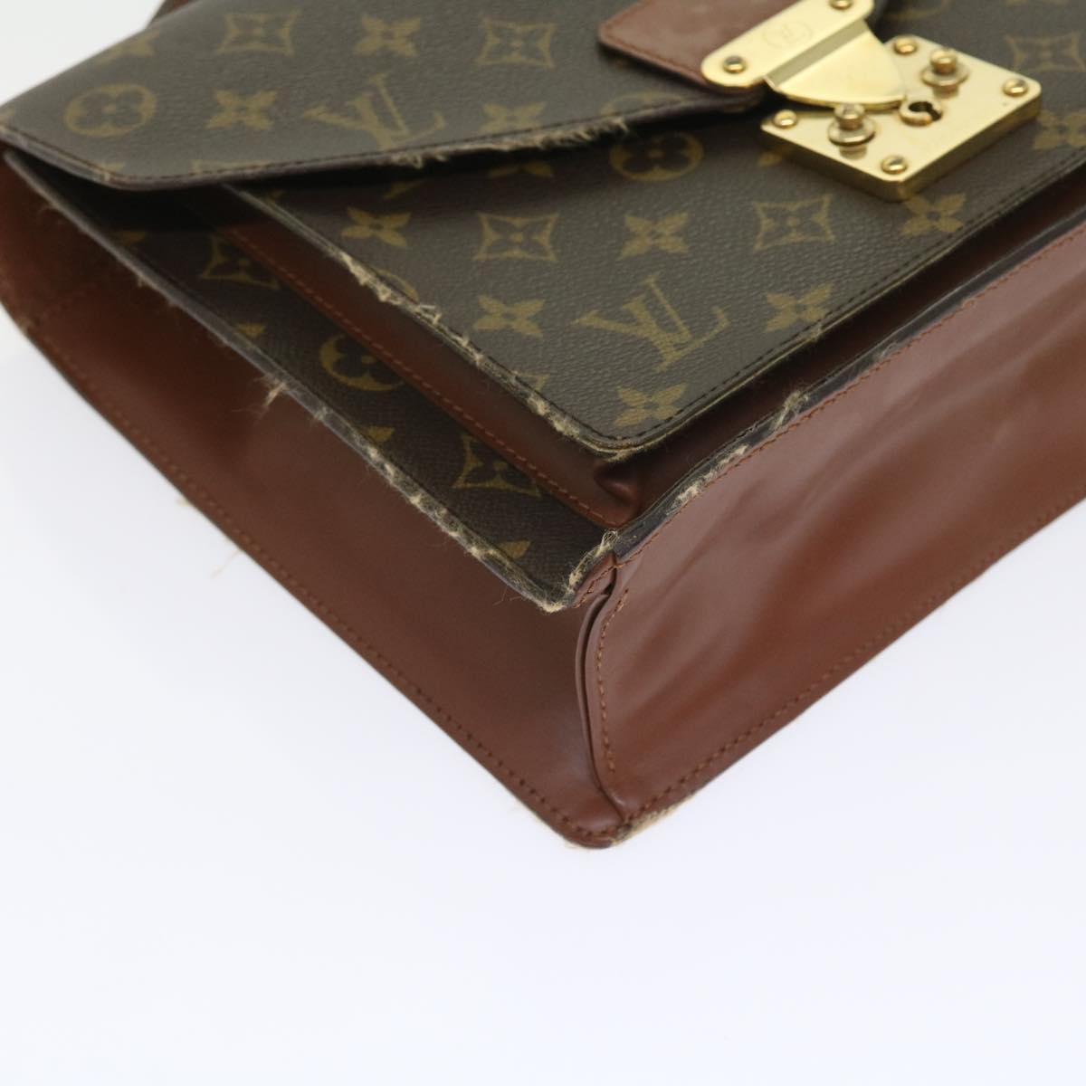 LOUIS VUITTON Monogram Monceau 28 Hand Bag 2way M51185 LV 55719