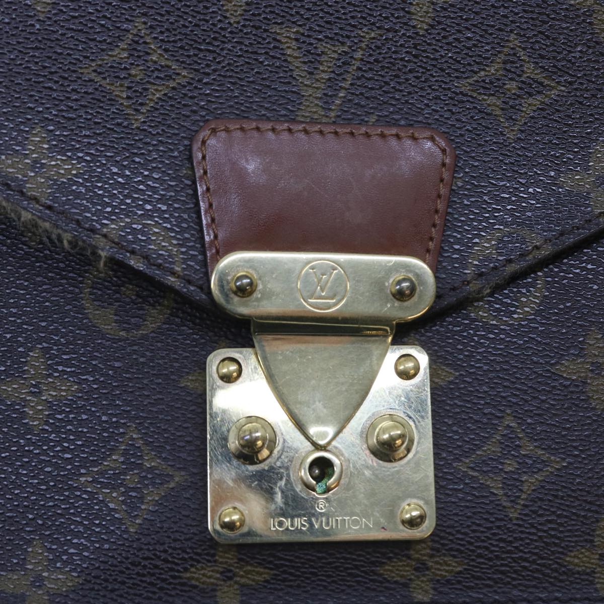 LOUIS VUITTON Monogram Monceau 28 Hand Bag 2way M51185 LV 55719