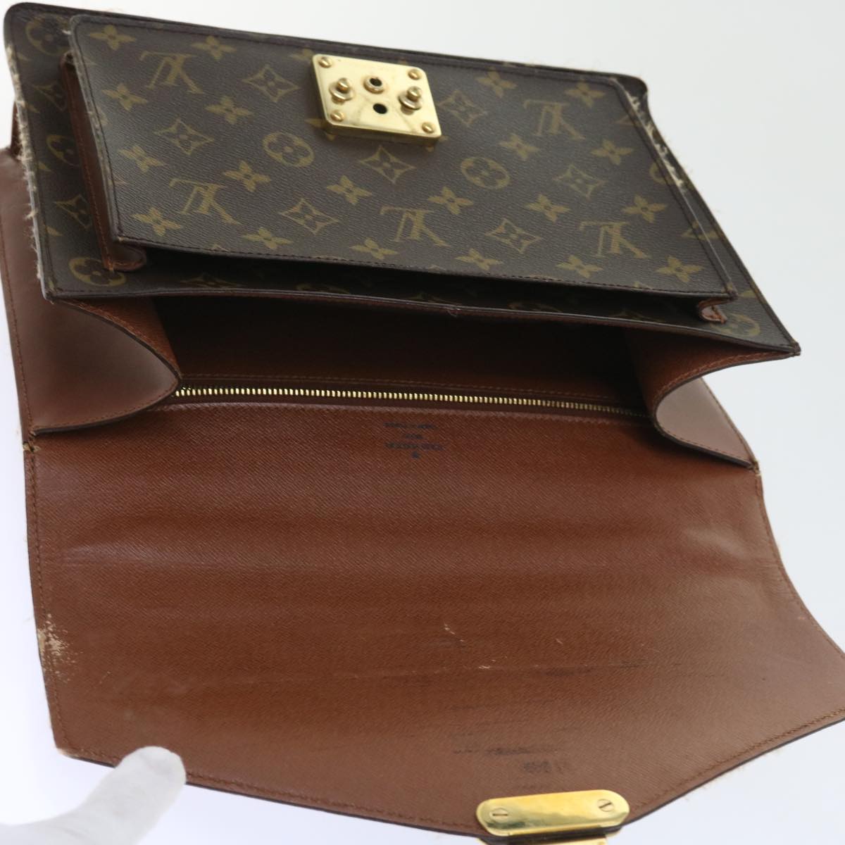 LOUIS VUITTON Monogram Monceau 28 Hand Bag 2way M51185 LV 55719