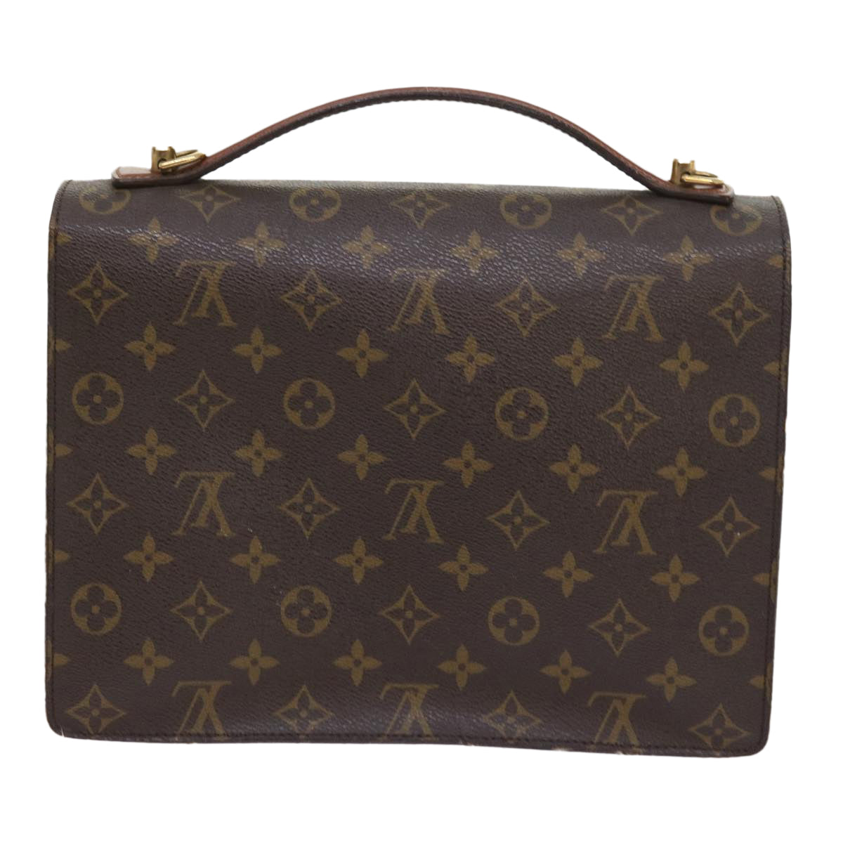 LOUIS VUITTON Monogram Monceau 28 Hand Bag 2way M51185 LV 55719