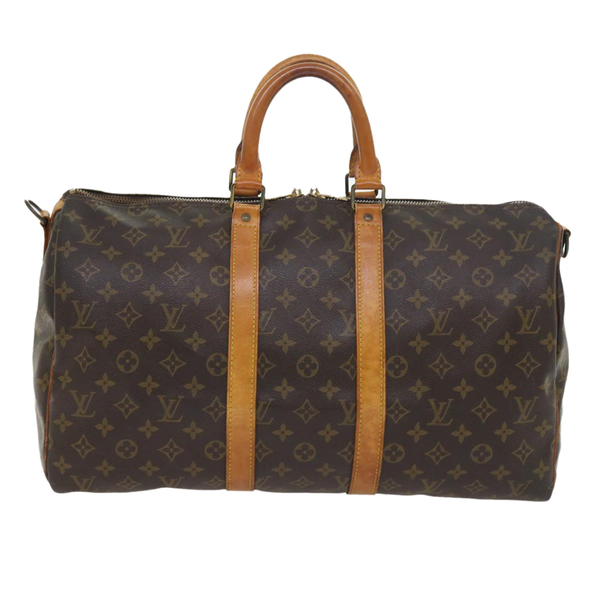 LOUIS VUITTON Monogram Keepall Bandouliere 45 Boston Bag M41418 LV 55720