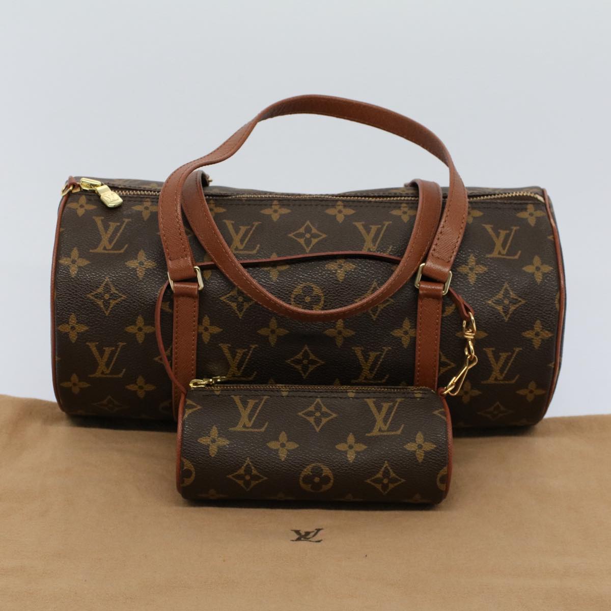 LOUIS VUITTON Monogram Papillon 30 Hand Bag M51385 LV 55725