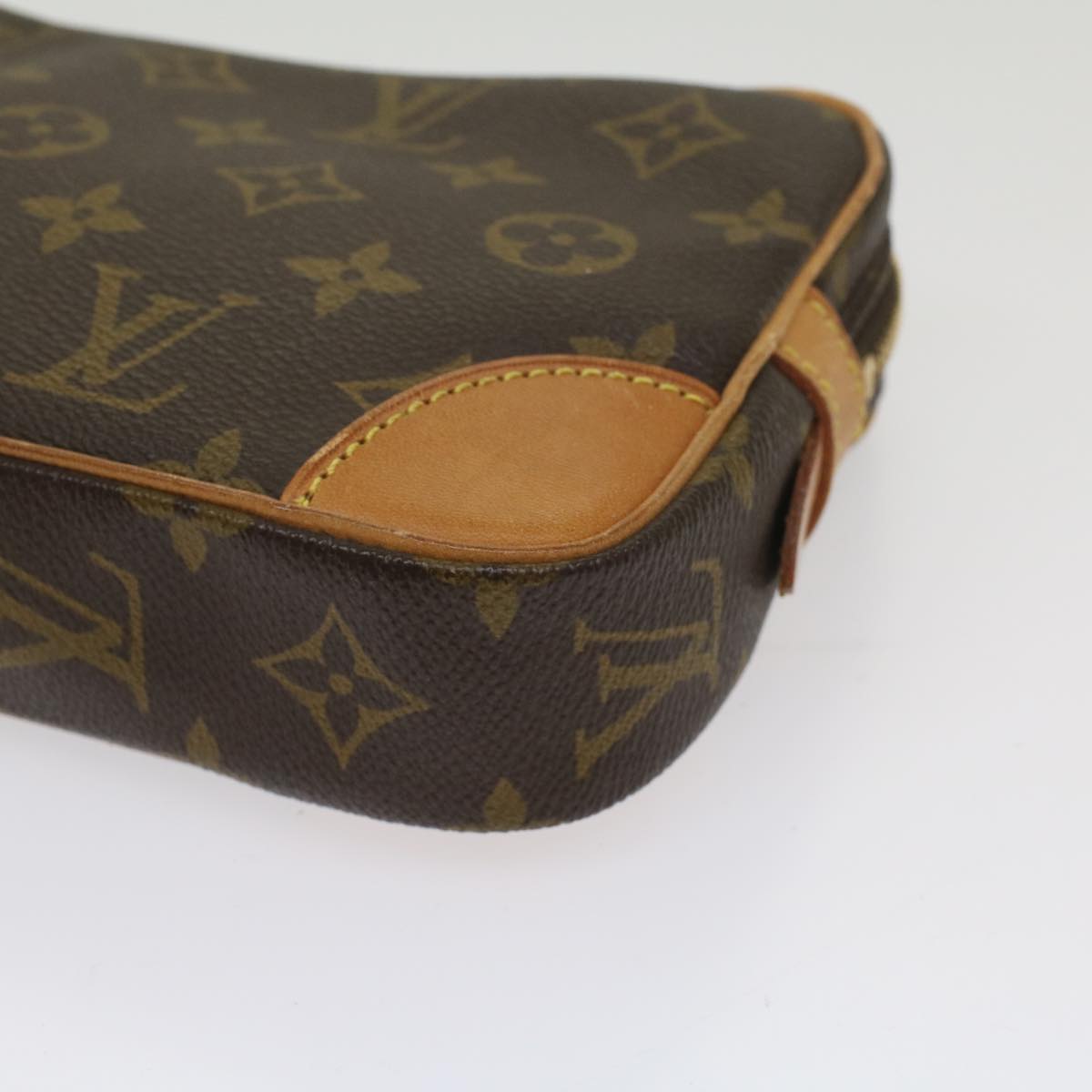 LOUIS VUITTON Monogram Marly Dragonne PM Clutch Bag M51827 LV 55729