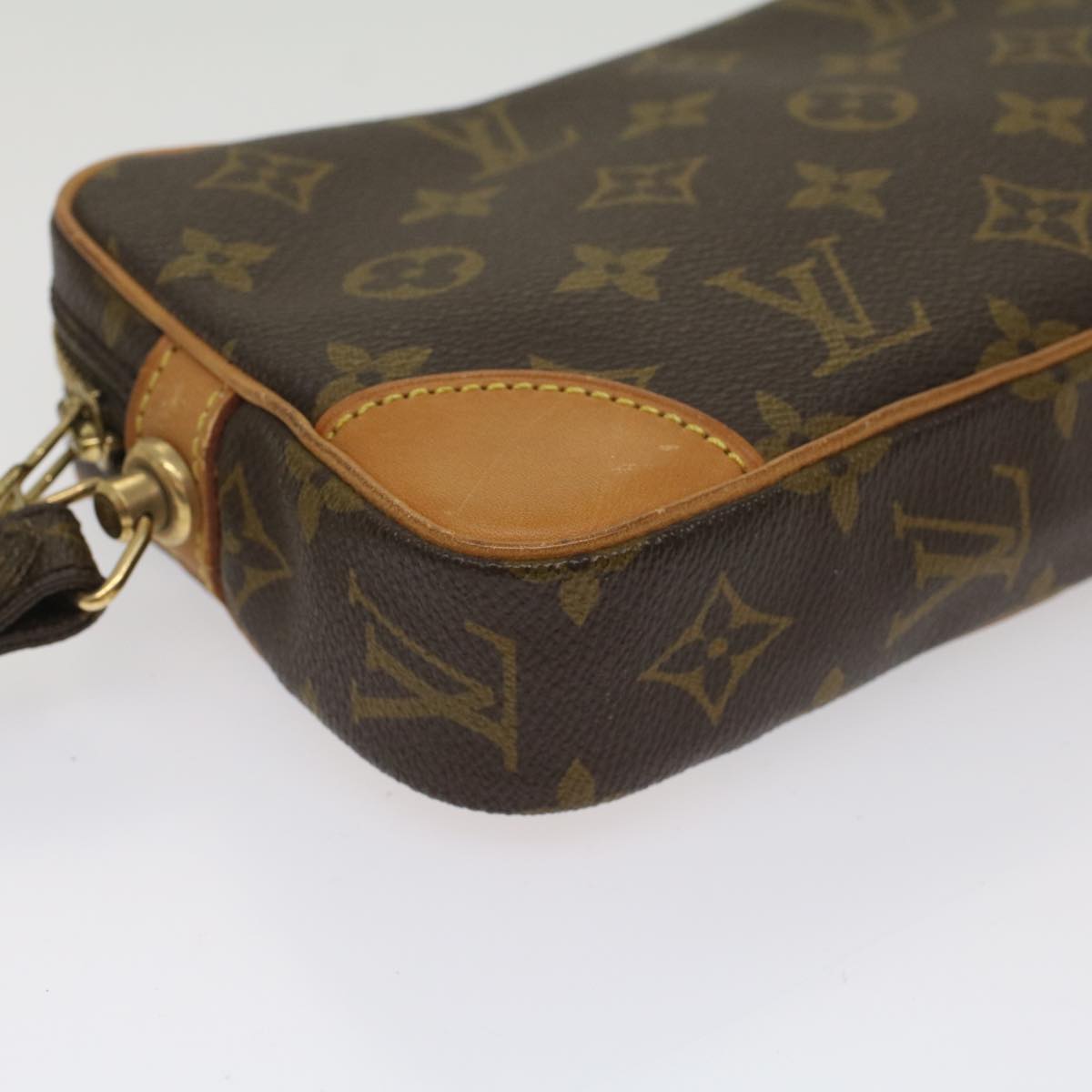 LOUIS VUITTON Monogram Marly Dragonne PM Clutch Bag M51827 LV 55729
