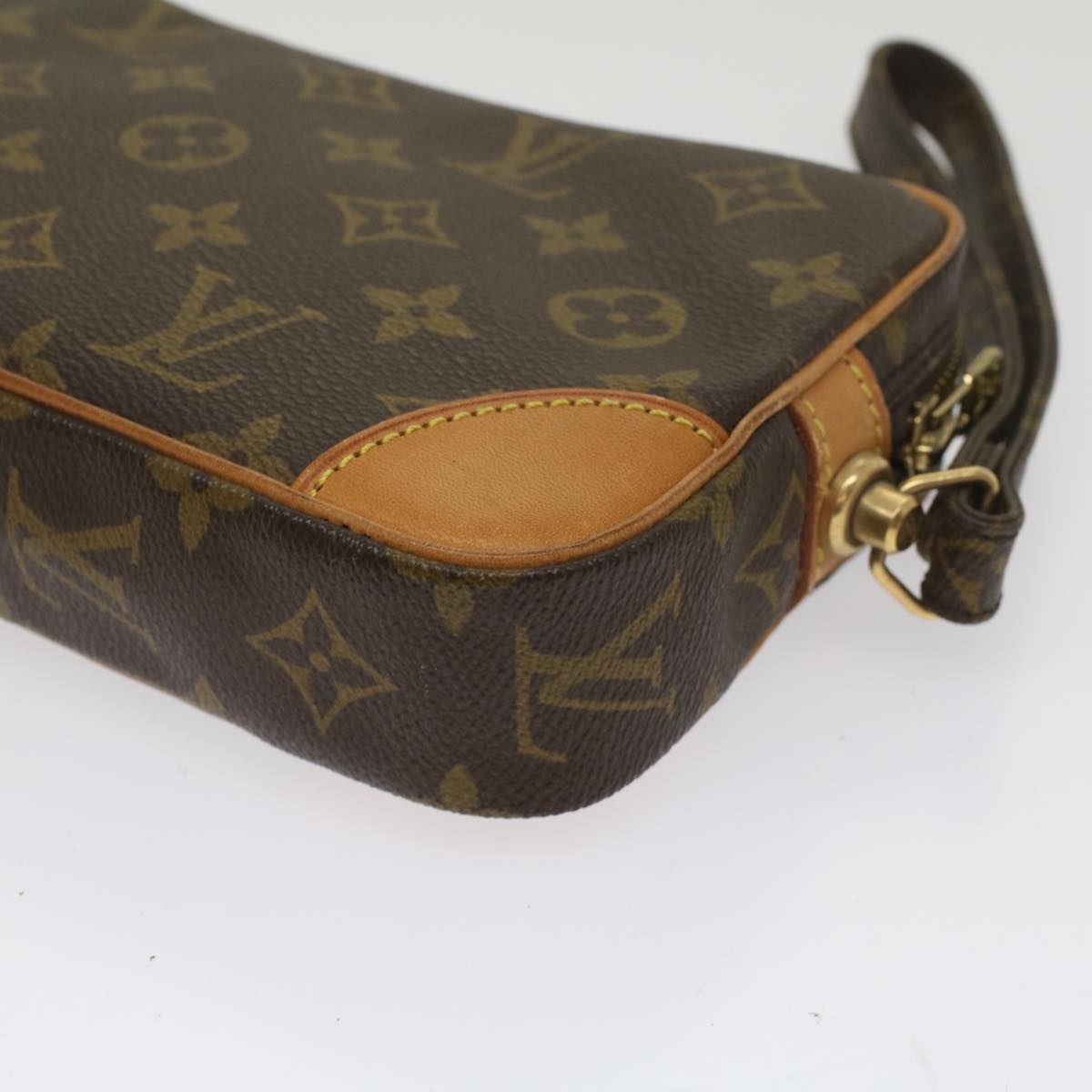 LOUIS VUITTON Monogram Marly Dragonne PM Clutch Bag M51827 LV 55729