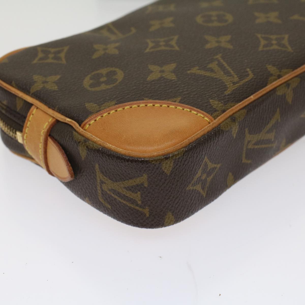 LOUIS VUITTON Monogram Marly Dragonne PM Clutch Bag M51827 LV 55729