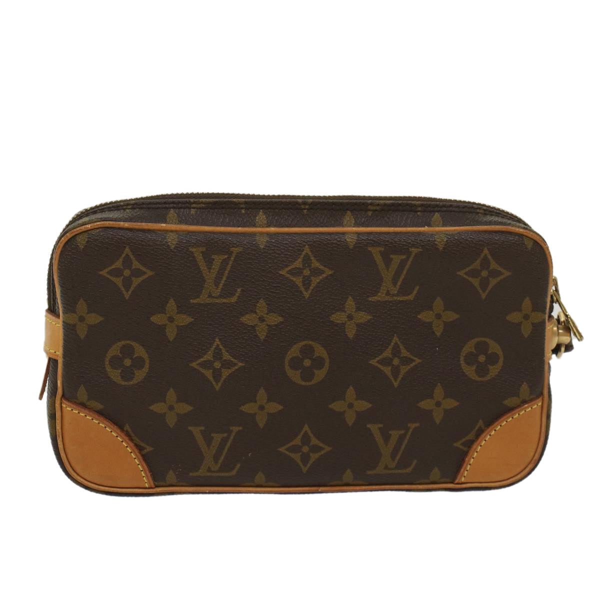 LOUIS VUITTON Monogram Marly Dragonne PM Clutch Bag M51827 LV 55729