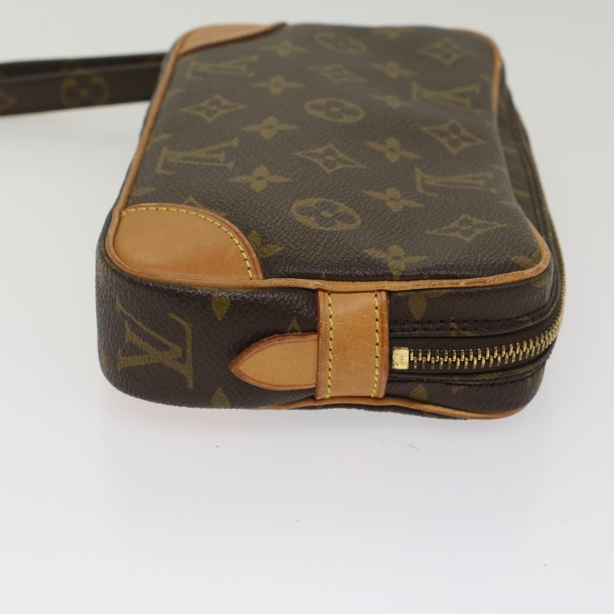 LOUIS VUITTON Monogram Marly Dragonne PM Clutch Bag M51827 LV 55729