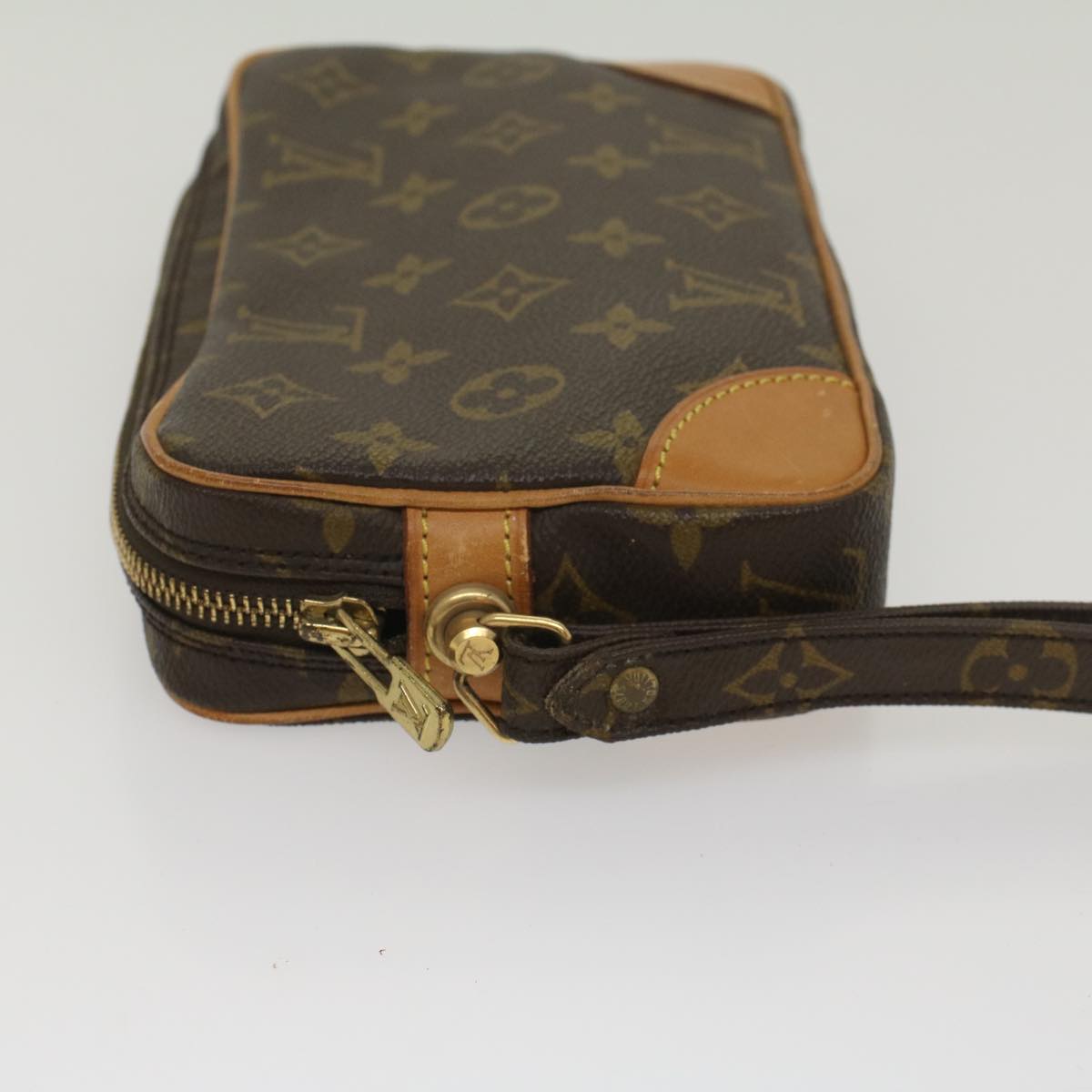 LOUIS VUITTON Monogram Marly Dragonne PM Clutch Bag M51827 LV 55729