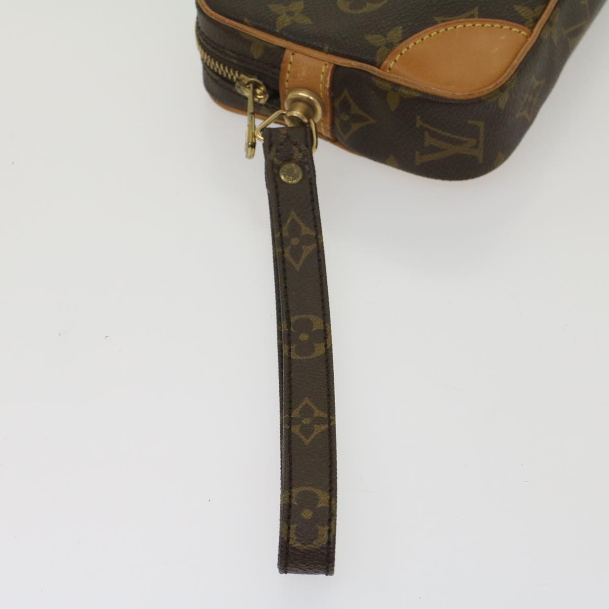 LOUIS VUITTON Monogram Marly Dragonne PM Clutch Bag M51827 LV 55729