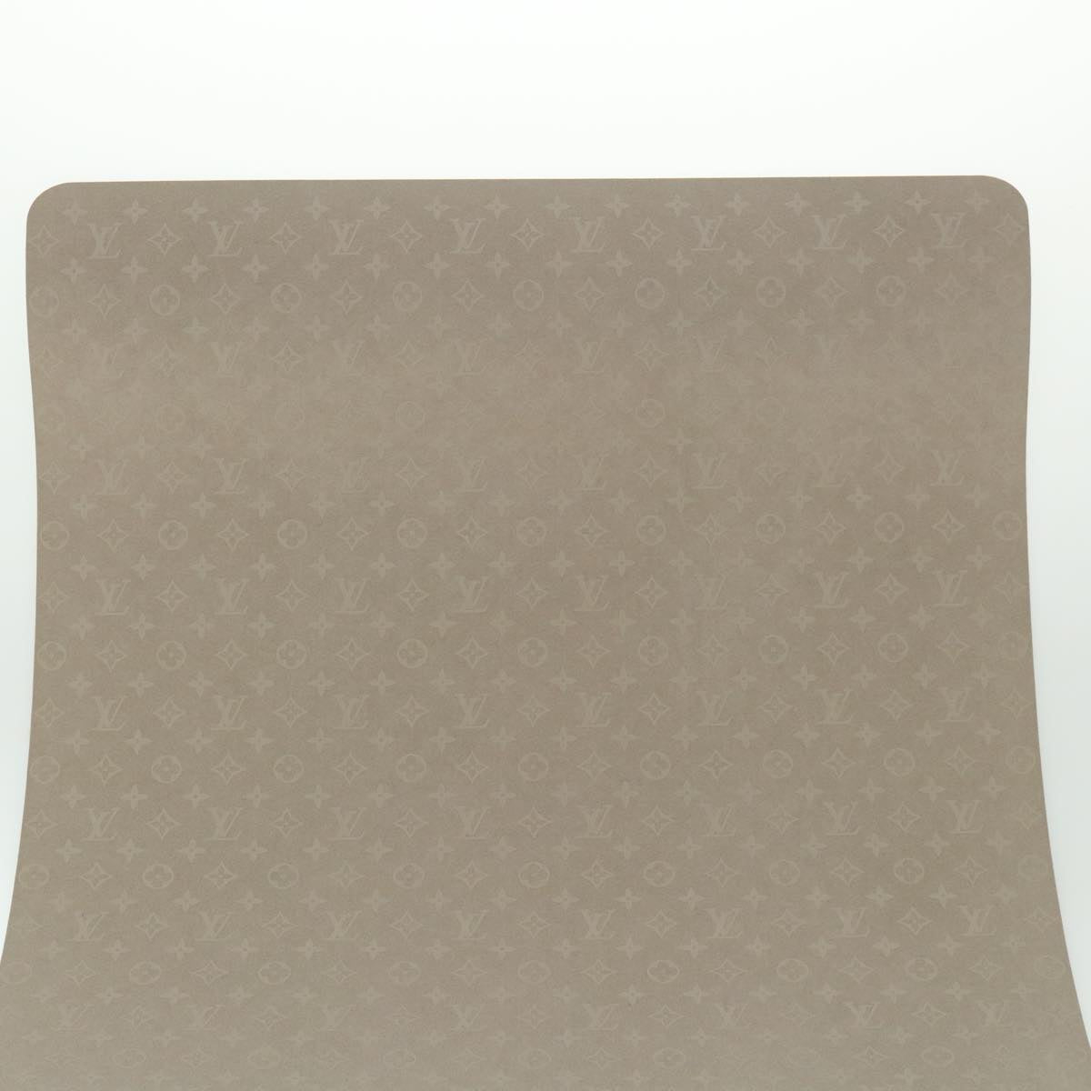 LOUIS VUITTON Monogram Etui Tapi Yoga Exercise Mat Beige GI0501 LV 55732A