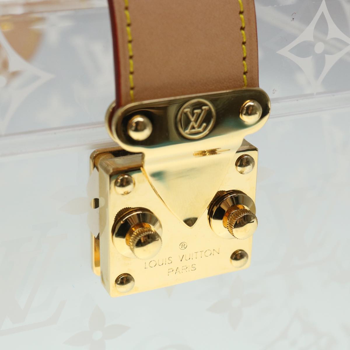 LOUIS VUITTON Monogram Boite Scott Cube Accessory Case GI0481 55733A