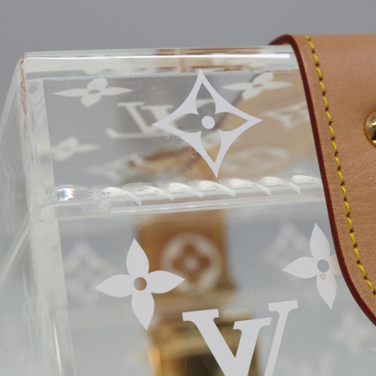 LOUIS VUITTON Monogram Boite Scott Cube Accessory Case GI0481 55733A