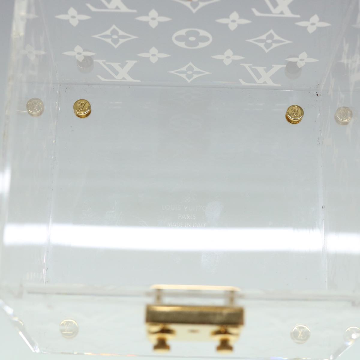 LOUIS VUITTON Monogram Boite Scott Cube Accessory Case GI0481 55733A