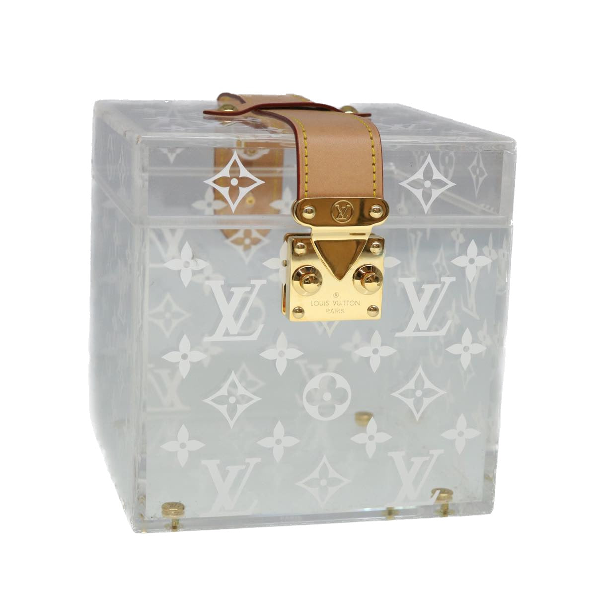 LOUIS VUITTON Monogram Boite Scott Cube Accessory Case GI0481 55733A