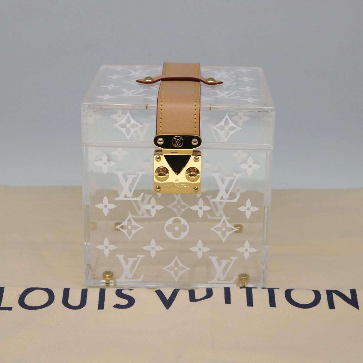 LOUIS VUITTON Monogram Boite Scott Cube Accessory Case GI0481 55733A