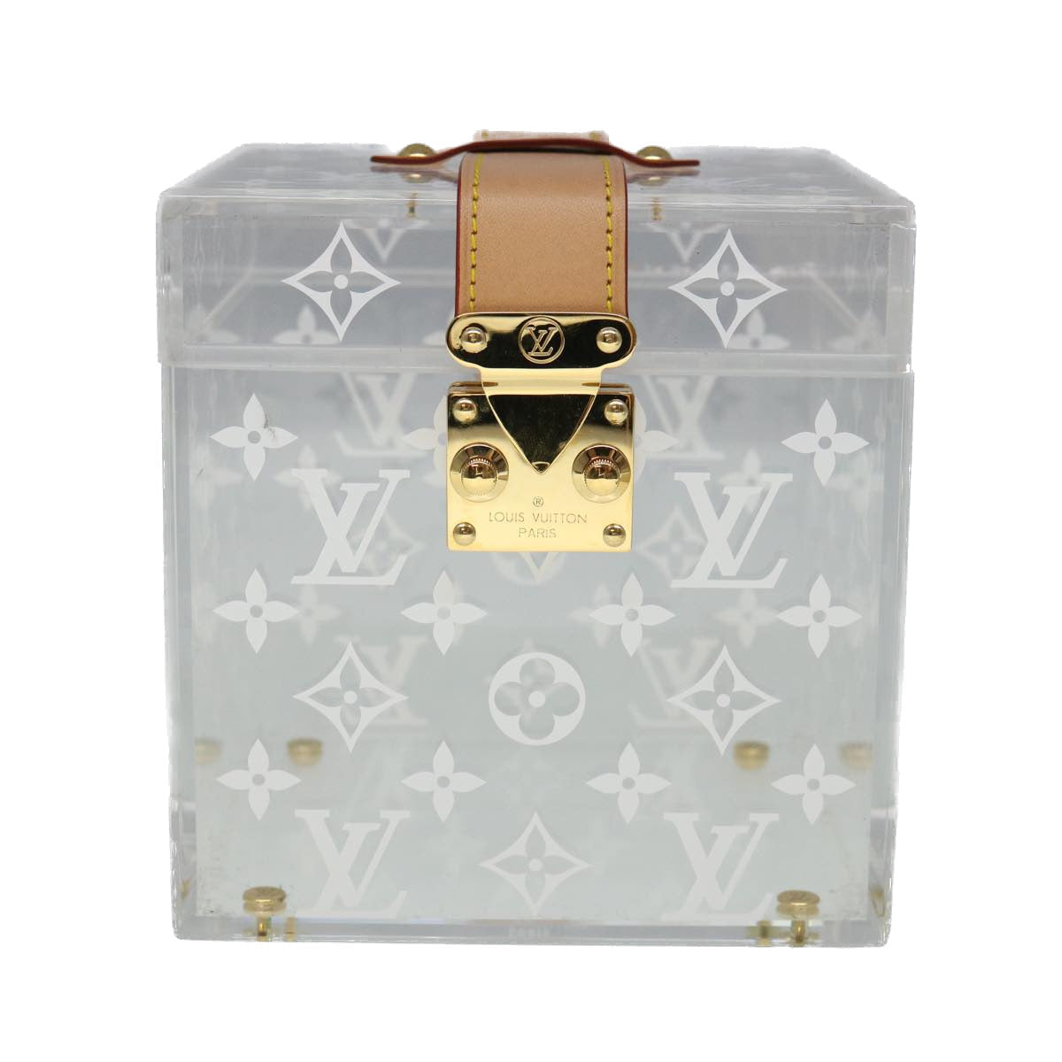 LOUIS VUITTON Monogram Boite Scott Cube Accessory Case GI0481 55733A