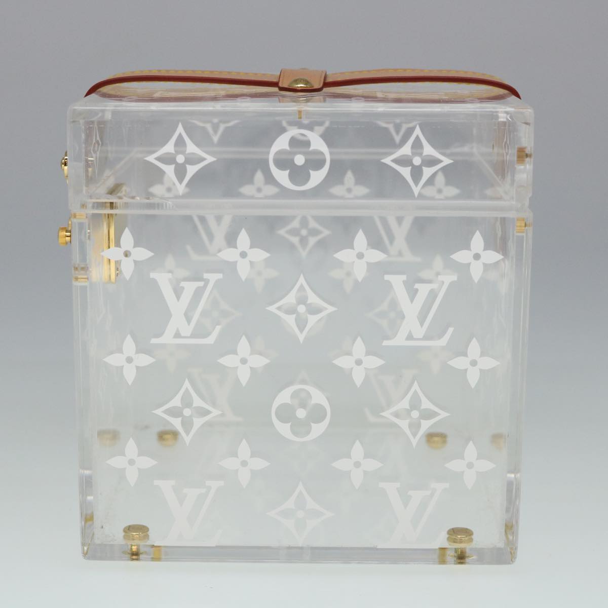 LOUIS VUITTON Monogram Boite Scott Cube Accessory Case GI0481 55733A