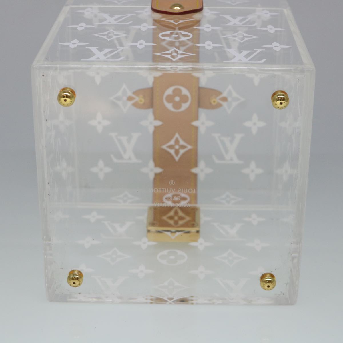 LOUIS VUITTON Monogram Boite Scott Cube Accessory Case GI0481 55733A