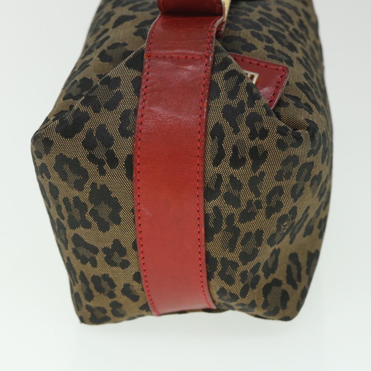 Luxury FendiLeopard Hand Bag Brown Red55755