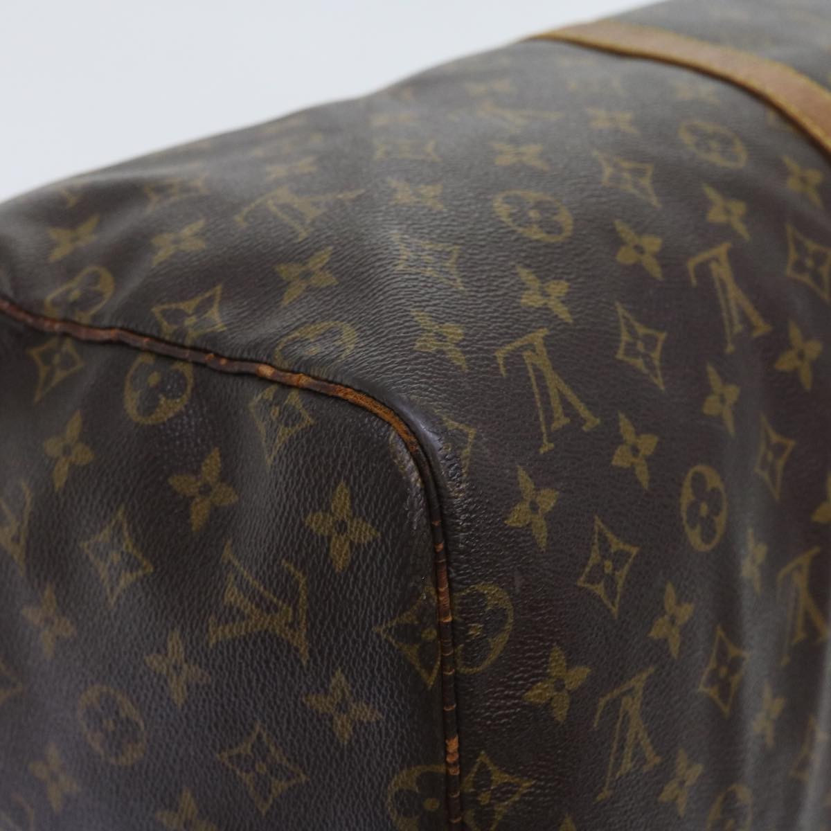 LOUIS VUITTON Monogram Keepall 55 Boston Bag M41424 LV 55761