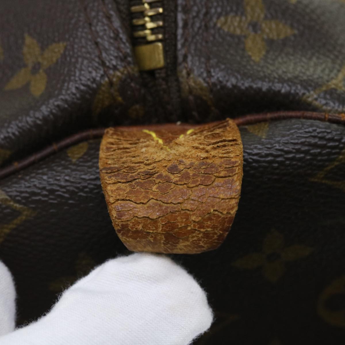 LOUIS VUITTON Monogram Keepall 55 Boston Bag M41424 LV 55761