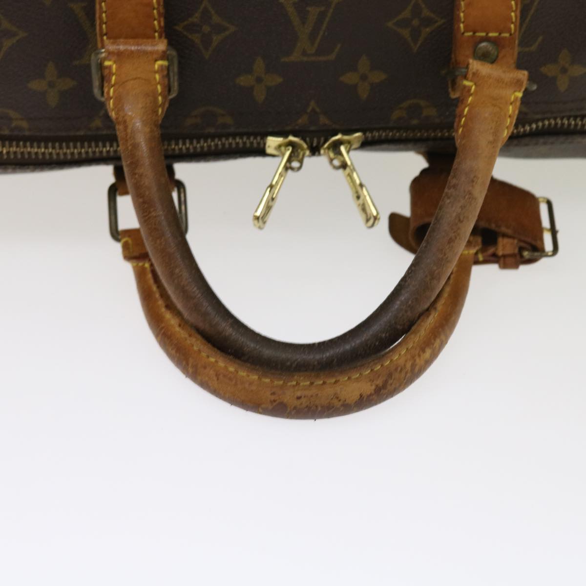 LOUIS VUITTON Monogram Keepall 55 Boston Bag M41424 LV 55761