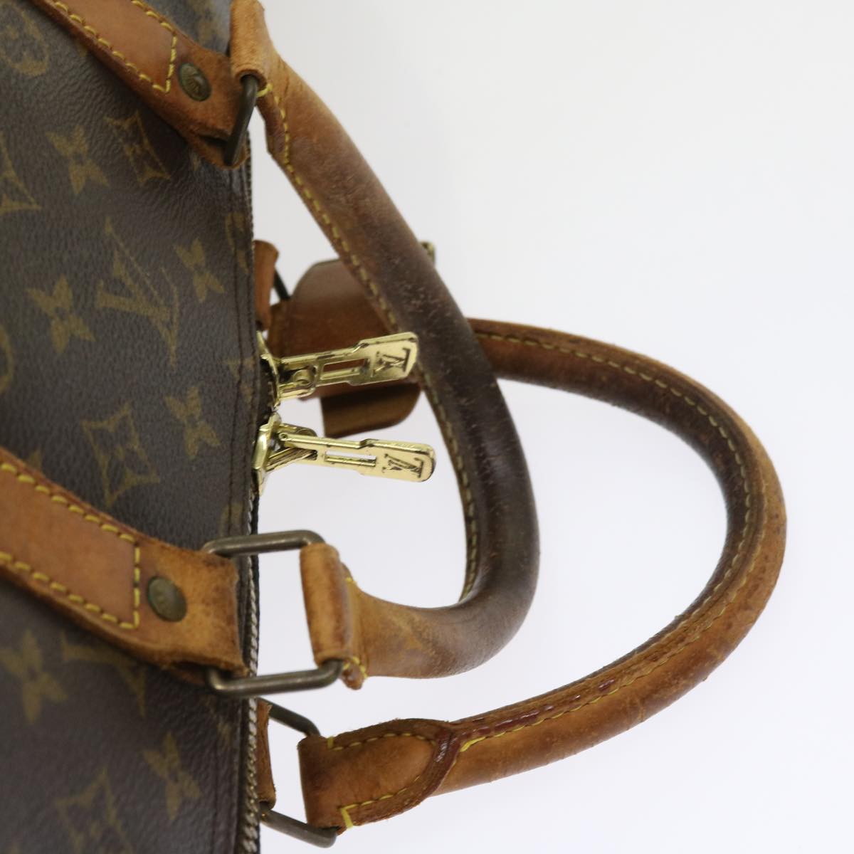 LOUIS VUITTON Monogram Keepall 55 Boston Bag M41424 LV 55761