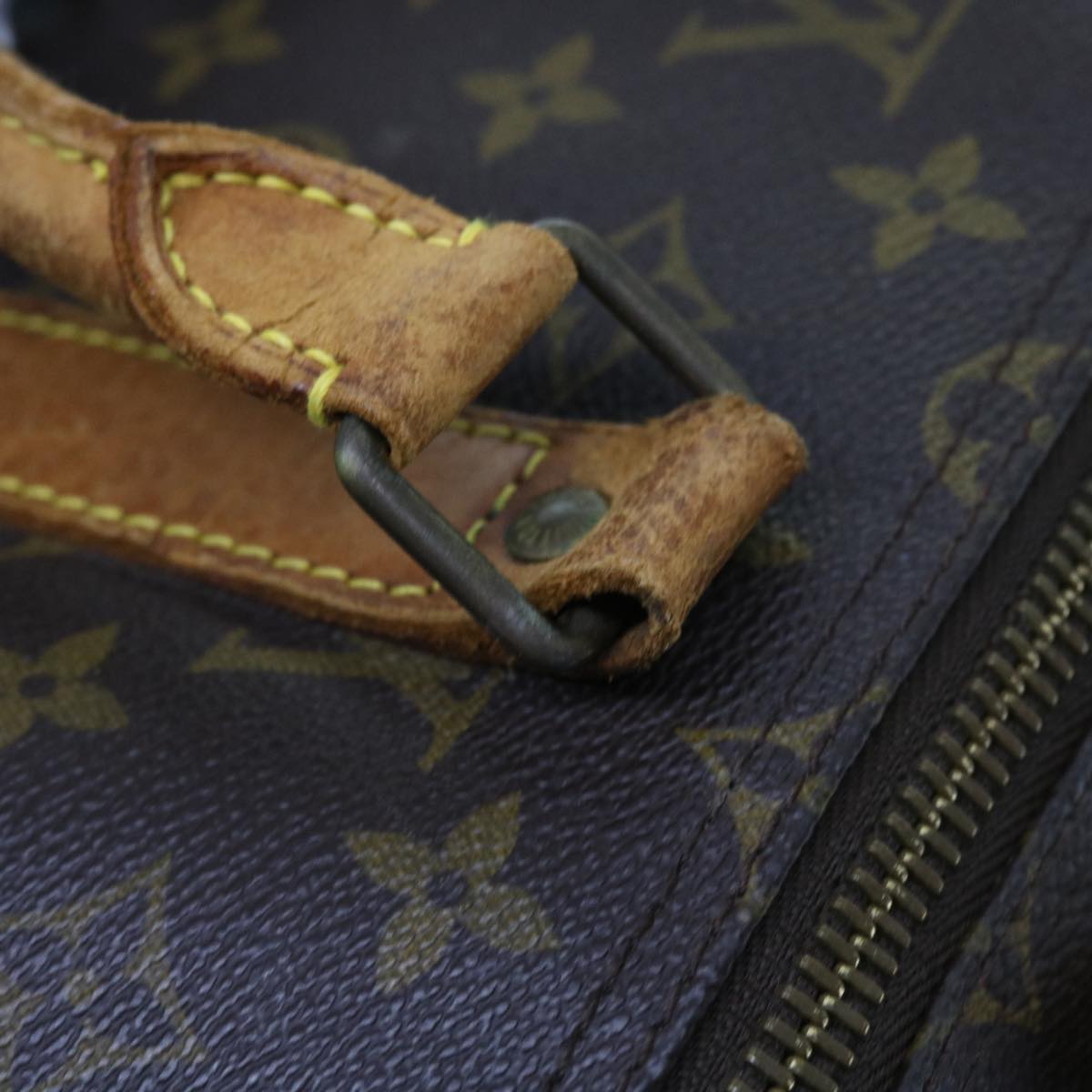 LOUIS VUITTON Monogram Keepall 55 Boston Bag M41424 LV 55761
