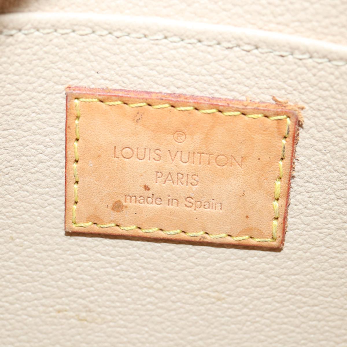 LOUIS VUITTON Damier Azur Pochette Cosmetic PM Pouch N60024 LV 55767