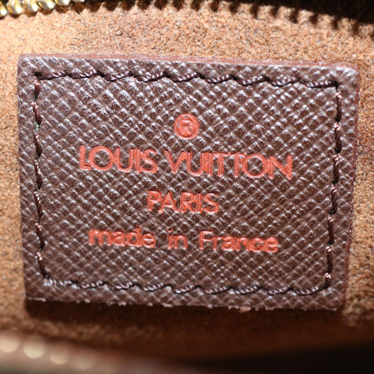 LOUIS VUITTON Damier Ebene Marais Pouch LV 55773