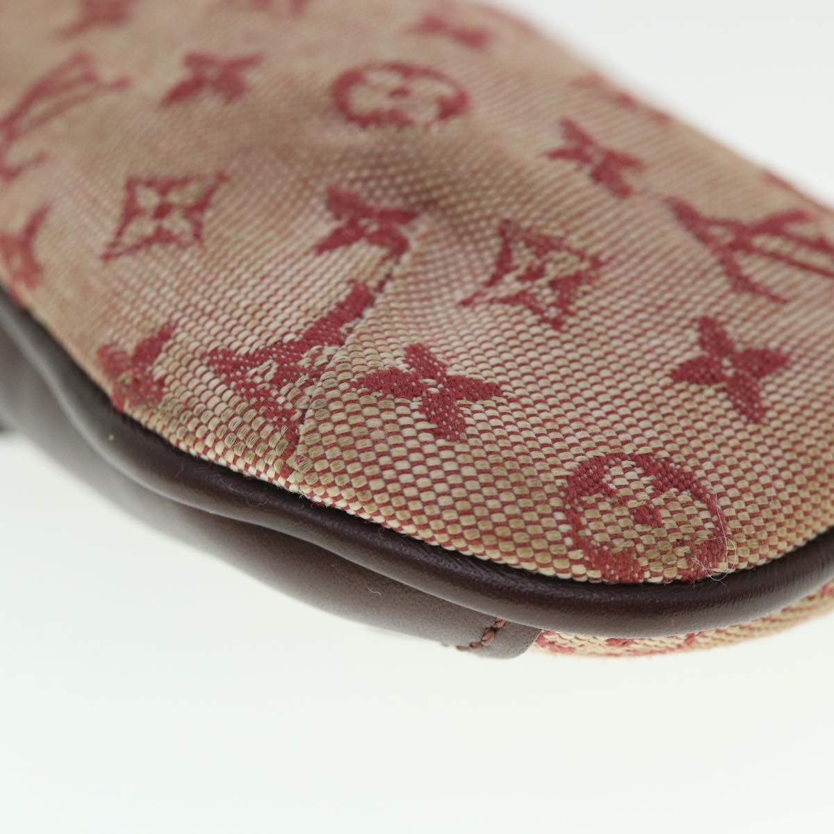 LOUIS VUITTON Monogram Mini Ansophie Pouch Red M92696 LV 55776