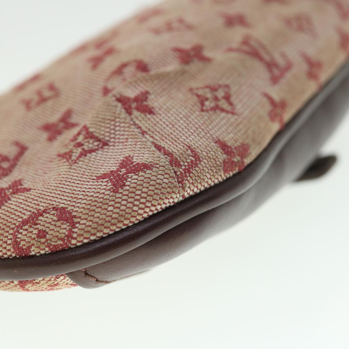 LOUIS VUITTON Monogram Mini Ansophie Pouch Red M92696 LV 55776