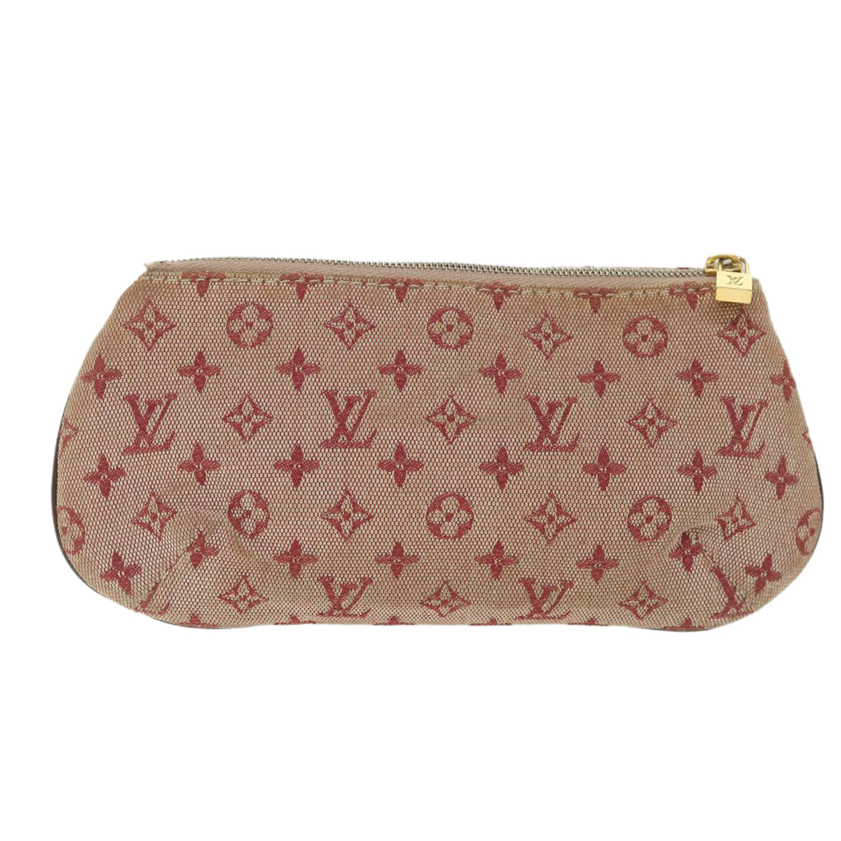 LOUIS VUITTON Monogram Mini Ansophie Pouch Red M92696 LV 55776
