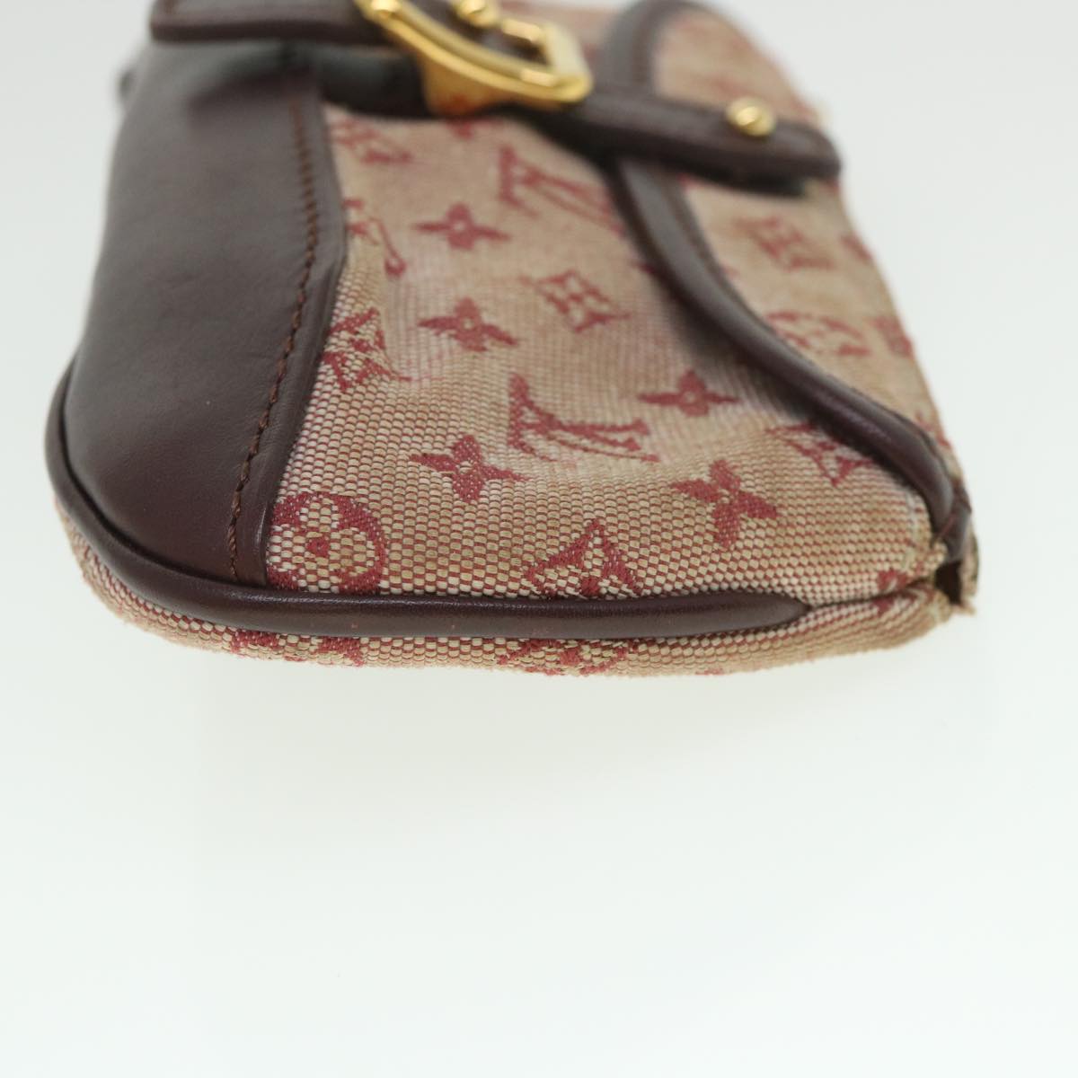 LOUIS VUITTON Monogram Mini Ansophie Pouch Red M92696 LV 55776