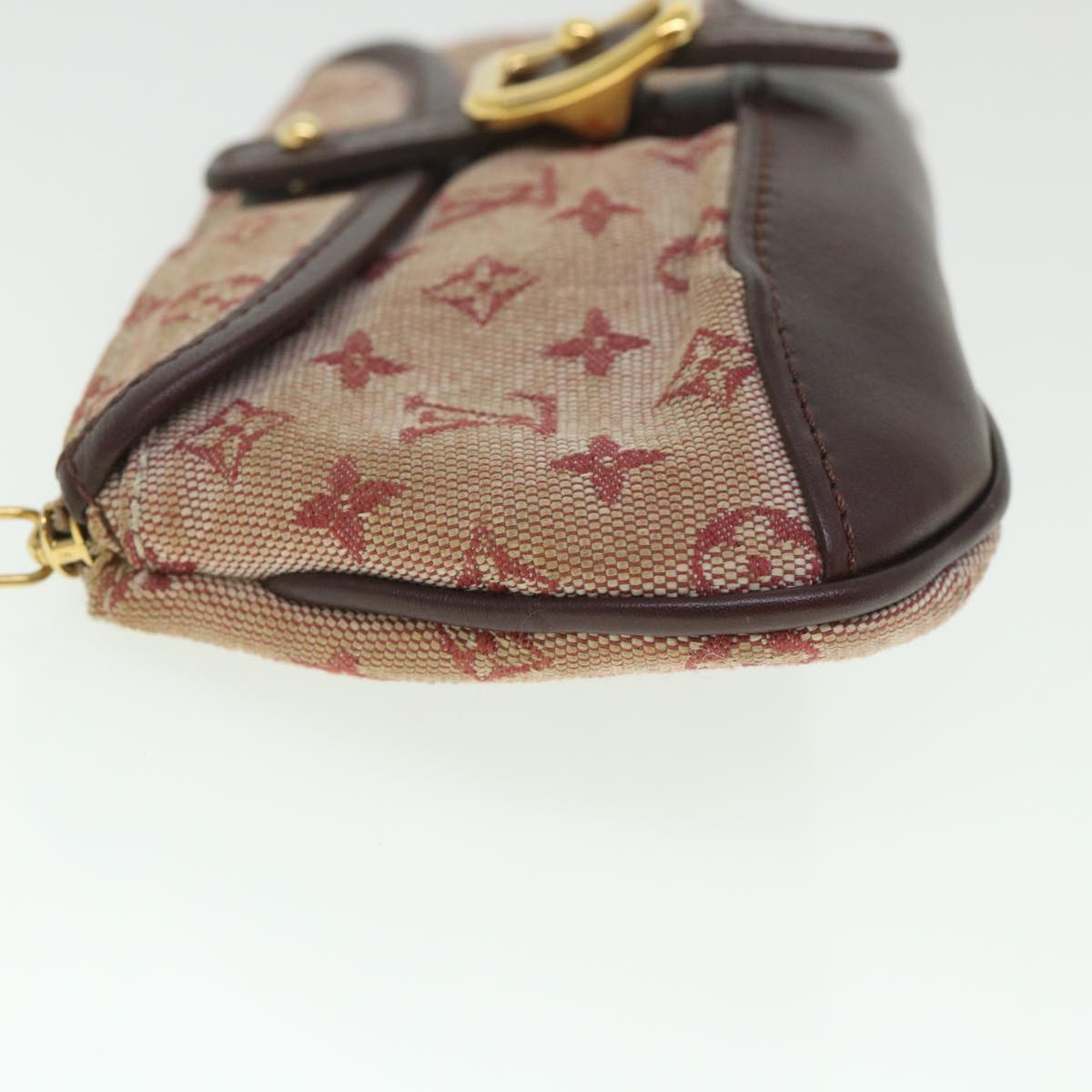 LOUIS VUITTON Monogram Mini Ansophie Pouch Red M92696 LV 55776