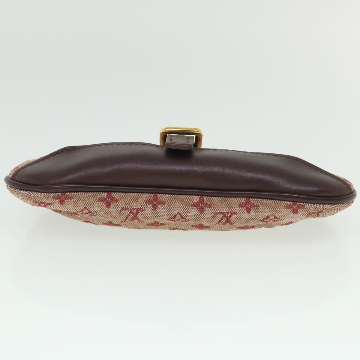 LOUIS VUITTON Monogram Mini Ansophie Pouch Red M92696 LV 55776